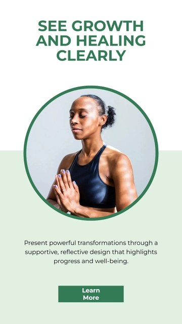 Free Mental Health Before and After Facebook Story Template to Edit Online