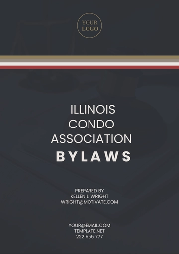 Free Illinois Condo Association Bylaws Template to Edit Online