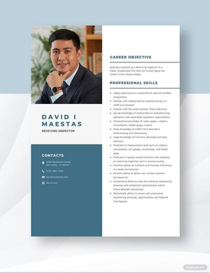 Receiving Inspector Resume