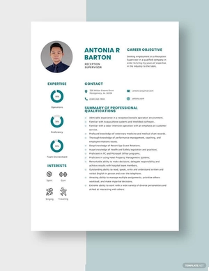 Reception Supervisor Resume