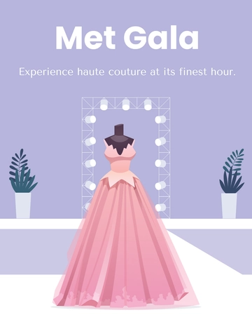 Free Met Gala Threads Post Template to Edit Online