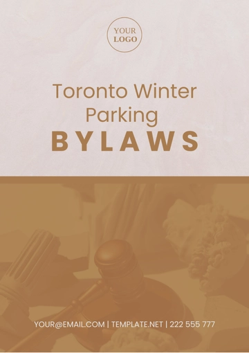 Free Toronto Winter Parking Bylaws Template to Edit Online