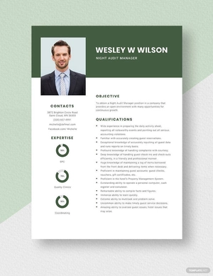 Night Audit Manager Resume
