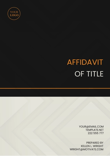 Free Alaska Affidavit of Title Template to Edit Online