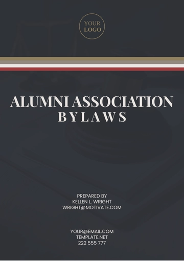 Free Alumni Association Bylaws Template to Edit Online