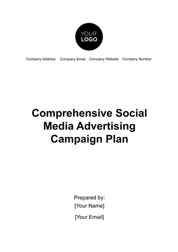 Free Comprehensive Social Media Advertising Campaign Plan Template to Edit Online