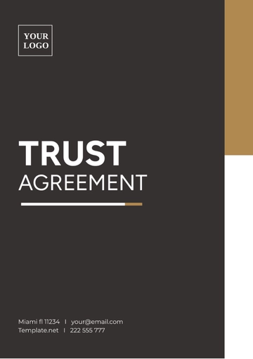 Free Trust Agreement Template to Edit Online