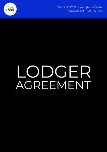 Free Lodger Agreement Template to Edit Online