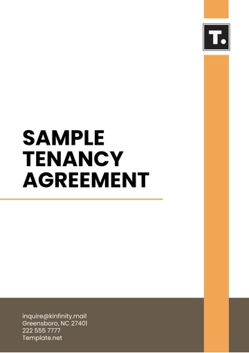 Free Sample Tenancy Agreement Template to Edit Online
