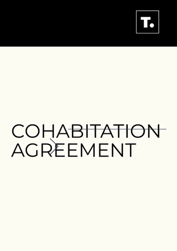 Free Cohabitation Agreement Template to Edit Online