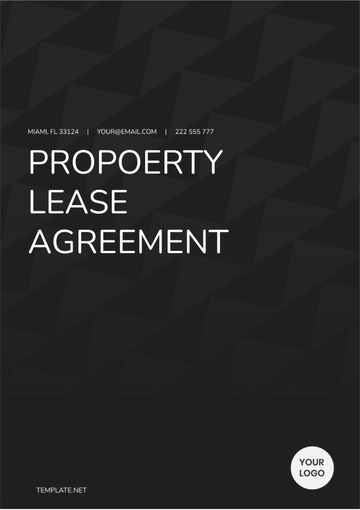 Free Property Lease Agreement Template to Edit Online