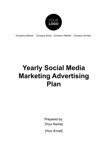 Free Yearly Social Media Marketing Advertising Plan Template to Edit Online