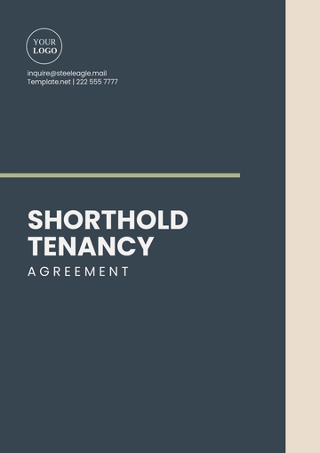 Free Shorthold Tenancy Agreement Template to Edit Online