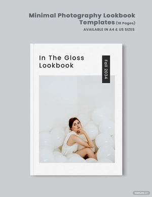 Minimal Photography Lookbook Template