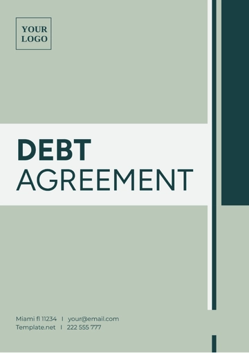 Free Debt Agreement Template to Edit Online