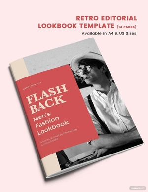 Retro Editorial Lookbook Template