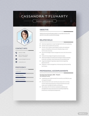Nursing Case Manager Resume