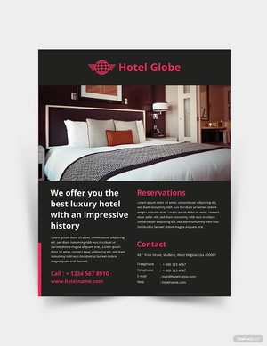Modern Hotel Flyer Template