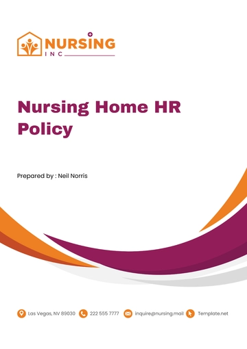 Free Nursing Home HR Policy Template to Edit Online