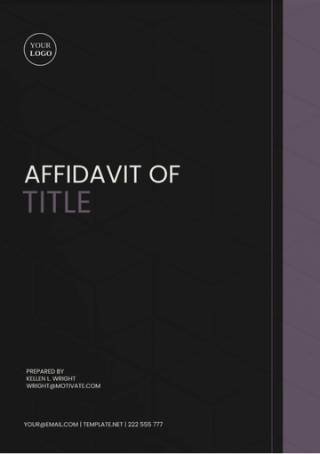 Free New Mexico Affidavit of Title Template to Edit Online