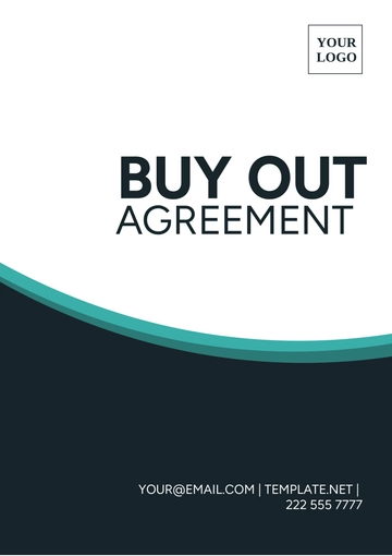 Free Buy Out Agreement Template to Edit Online