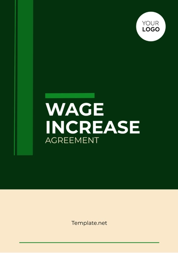 Free Wage Increase Agreement Template to Edit Online