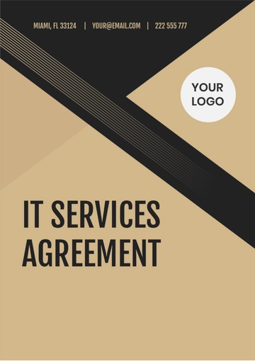 Free IT Service Agreement Template to Edit Online