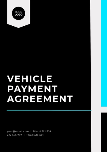 Free Vehicle Payment Agreement Template to Edit Online
