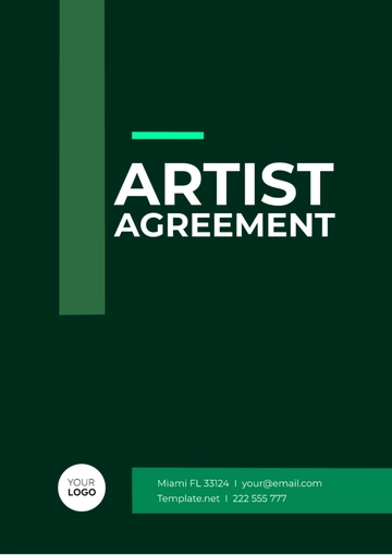 Free Artist Agreement Template to Edit Online Free Artist Agreement Template to Edit Online