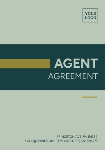 Free Agent Agreement Template to Edit Online