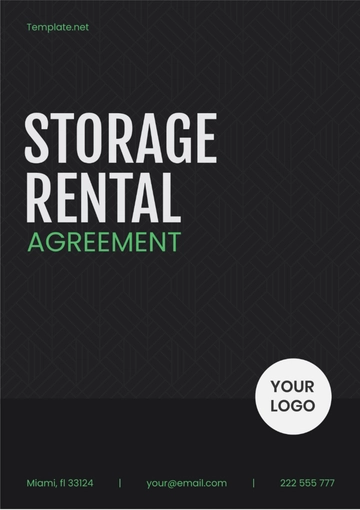 Free Storage Rental Agreement Template to Edit Online Free Storage Rental Agreement Template to Edit Online