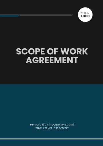 Free Scope of Work Agreement Template to Edit Online