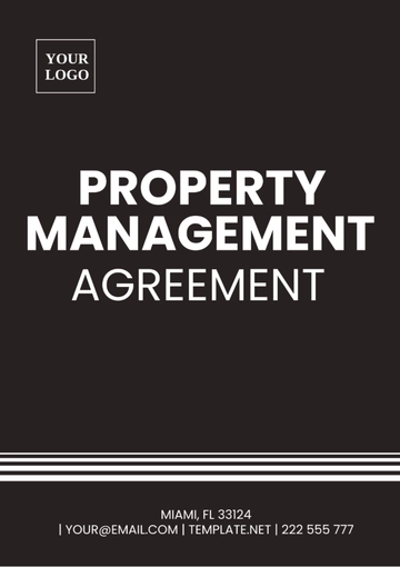Free Property Management Agreement Template to Edit Online