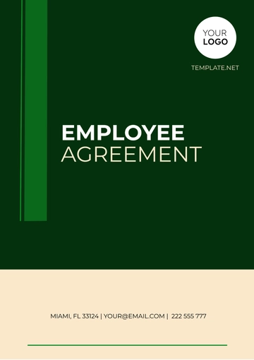 Free Employee Agreement Template to Edit Online