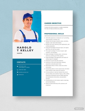 Painter Resume