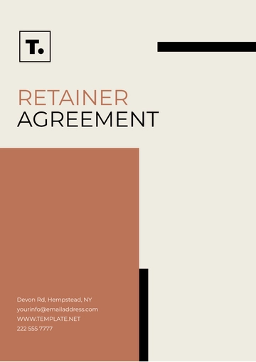 Free Retainer Agreement Template to Edit Online