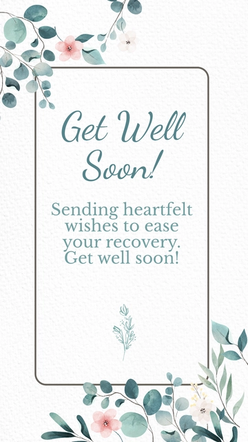 Free Get Well Soon Gift For Man Template Clipart to Edit Online