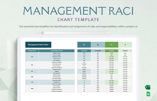 Management RACI Chart Template