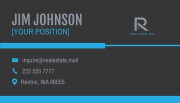 Free Mortgage Broker Business Card Template to Edit Online