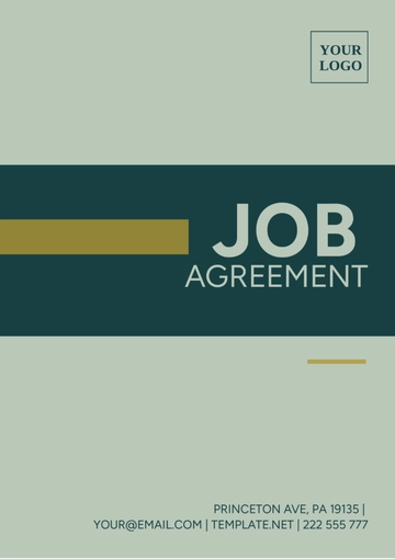 Free Job Agreement Template to Edit Online