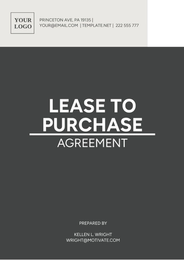 Free Lease to Purchase Agreement Template to Edit Online