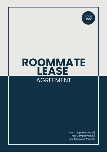 Free Roommate Lease Agreement Template to Edit Online