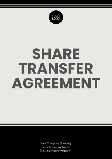 Free Share Transfer Agreement Template to Edit Online