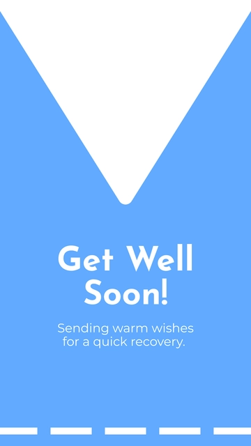 Free Get Well Soon eMail Card Template to Edit Online