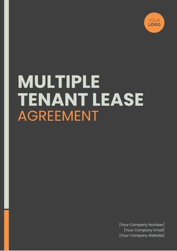 Free Multiple Tenant Lease Agreement Template to Edit Online