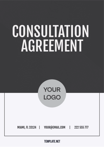 Free Consultation Agreement Template to Edit Online