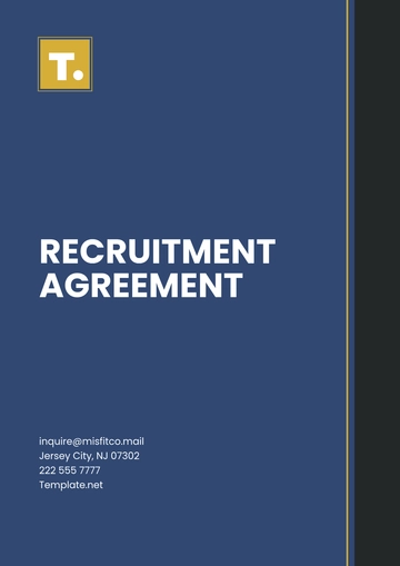 Free Recruitment Agreement Template to Edit Online