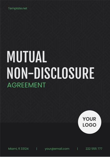 Free Mutual Non Disclosure Agreement Template to Edit Online