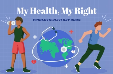Free World Health Day Banner Template to Edit Online