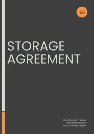 Free Storage Agreement Template to Edit Online Free Storage Agreement Template to Edit Online